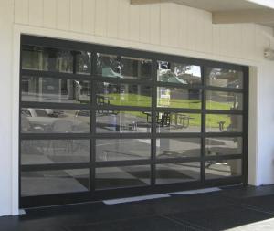 High Safety Opening Type Manual Or Automatic Water Tightness Class 3 Transparent Glass Sectional Garage Door Modern Customized Intelligent Operation Garage Gate