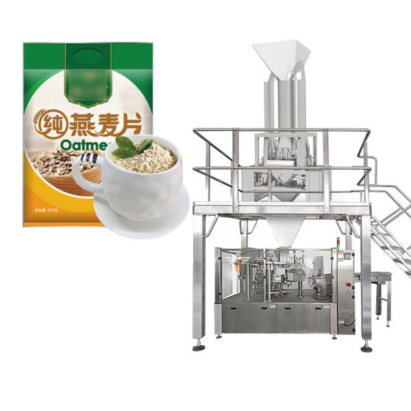Cheap Automatic Oats Broad Beans Red Beans 7 Head Linear Weigher Grain And Coarse Cereals Quantitative Packer Manufacturer for sale
