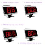 Middle size economic 3 groups calling number displaying monitor of service