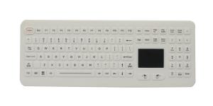 Best IP68 Desktop Waterproof Rubber Medical Grade Keyboards with Touchpad with USB wholesale