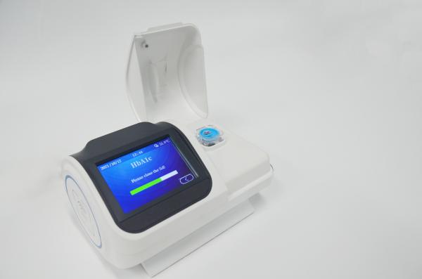 Cheap POCT One Step HbA1c Test Analyzer Continuous Hemoglobin Testing Machine for sale