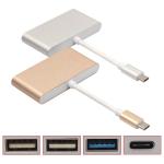 USB 3.1 Interface 4-In-1 Type C Hub Multiple Adapter For Speed Data Transfer