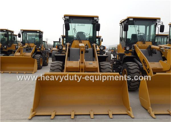 Cheap Small Front End Loader SDLG LG918 Weichai DEUTZ Engine With Air Condition / Pallet Fork for sale
