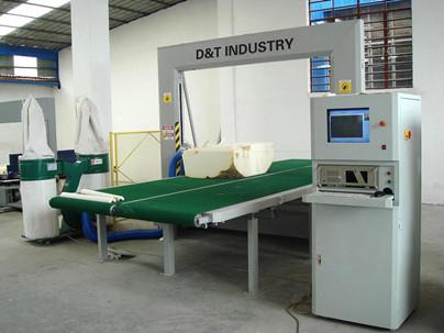 Cheap Horizontal Type CNC Contour Cutting Machine With Belt For Phenol Foam for sale