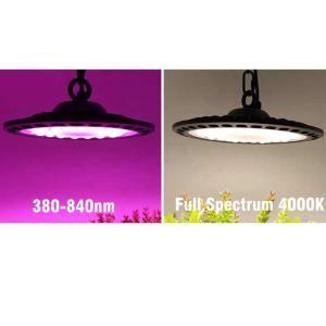 China Eff 2.6μmol/J Full Spectrum LED Grow Light UFO Grow Light Aluminum Material AC100-240V Voltage on sale