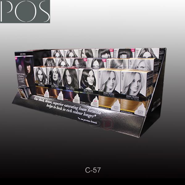 Cheap haircare cdu tabletop display/counter display box for sale