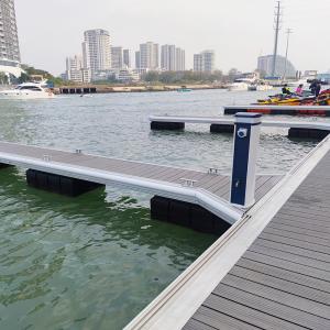 Best Aluminum Alloy Floating Boat Dock With Optional Accessories Marina Floating Walkway Pontoon wholesale