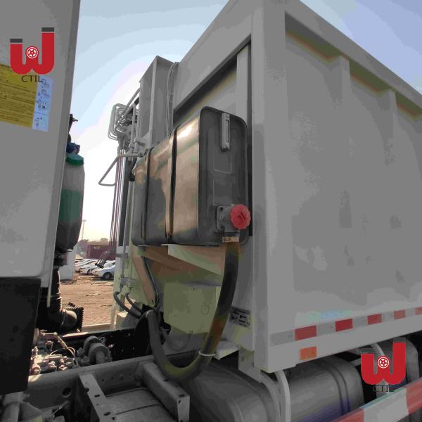Cheap WD615.69 Waste Management Front Loader 336HP Compact Garbage Truck for sale