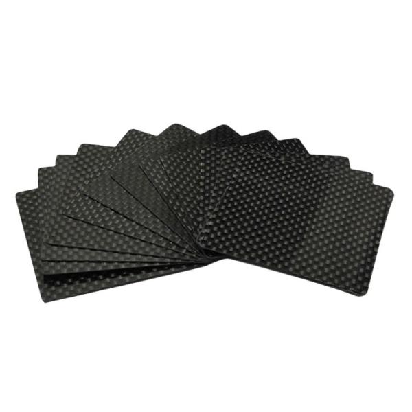 Cheap 12K Pattern Thermoplastic Carbon Fibre Sheet Plate for Arch Support in Black Color for sale