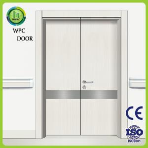 Best Waterproof  Hospital Double Door , WPC Double Glass Doors Anti Insect wholesale