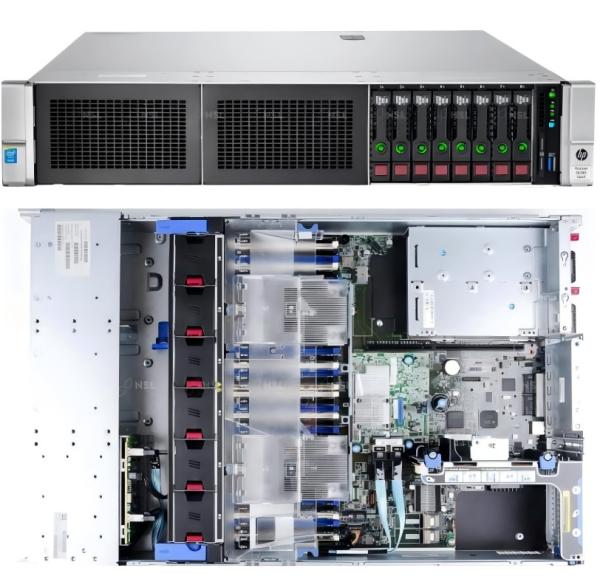 Cheap Rackmount 800W HPE Storage Server DL380 Gen9 8SFF+2SFF for sale