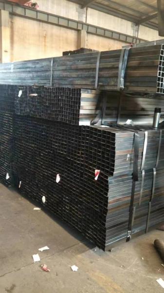 Rust Proof Structural Steel Square Tubing , Welded Galvanized Black Steel Pipe