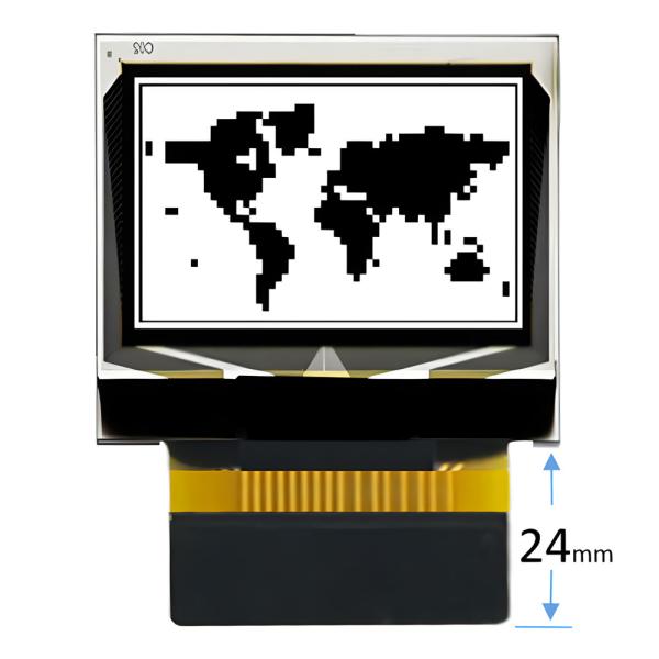 Cheap 0.42-Inch Tiny OLED Screen 72x40 Graphic ZIF Connection SPI And IIC Interface for sale