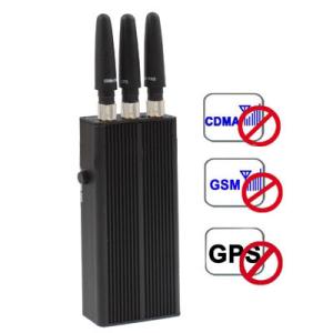 3 Antenna 5 Band Handheld GPS Mobile Phone Jammer