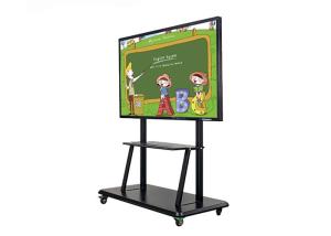Ultra Thin Smart Interactive Whiteboard Information Display High Definition For Bank