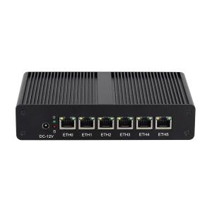 Best Intel Pentium 4405U 6LAN RJ45 Software Router DDR4 With Dual Screen Display wholesale