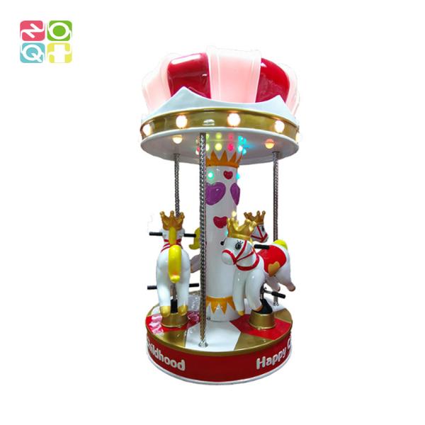 Cheap arcade game Indoor Game Machine Amusement Ride 3 Seat 6 Seat Carousel Horse Ride for sale