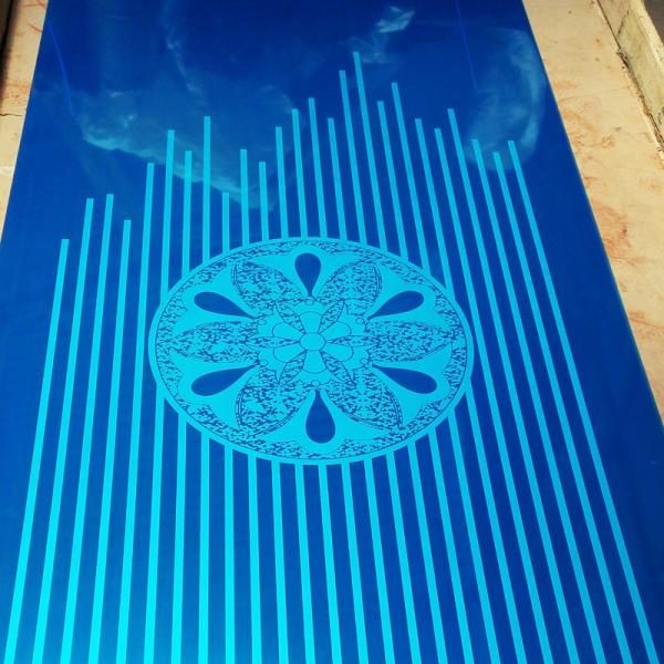 Cheap Gold Etched colored Stainless Steel Sheet 0.5MM Thick Mirror Patterns for sale