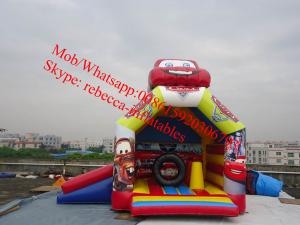 Best inflatable car bouncy combo inflatable bouncer slide wholesale