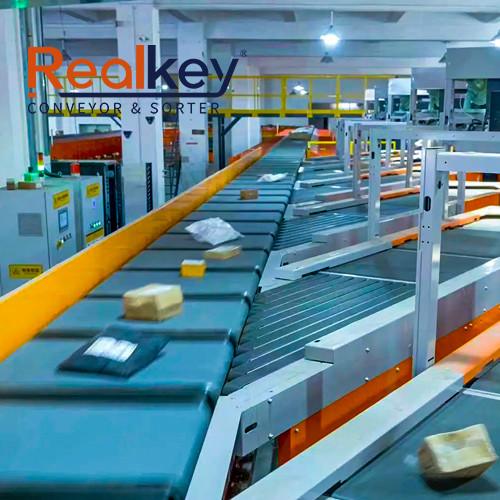 Cheap High Speed Cross Belt Sorting Line Conveyor Sorting System For Distribution Warehouse for sale