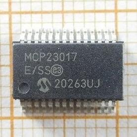 Cheap Microchip Atmel Electronic Components I2c Ic MCP23017 Chip MCP23017-E/SS for sale