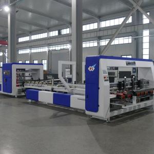 Corrugated Carton Box Folder Gluer Machine Fully Automatic
