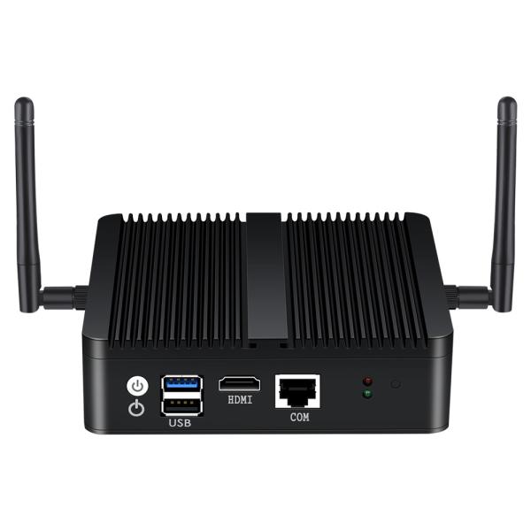 Cheap 6 Ethernet Firewall Mini PC Intel Celeron J1900 With DDR3L RAM And MSATA SSD for sale