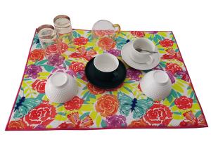 Best 46x60cm Printing Decorative Dish Drying Mat Kitchen Counter Drain Mats wholesale
