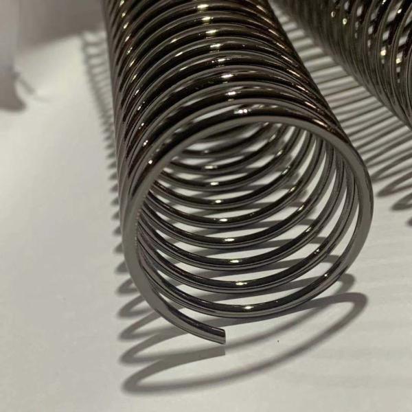 Cheap Wire Dia2.0mm Electroplating Black Spiral Binding Coils for sale