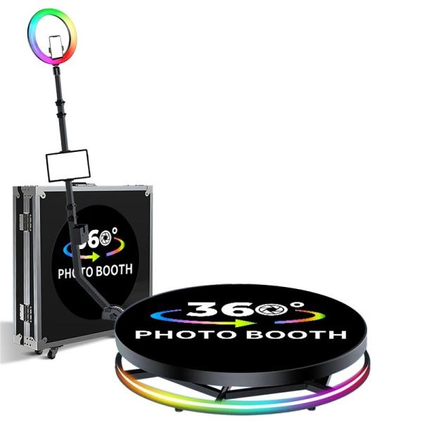 Cheap 360 Photo Booth Machine with Automatic 360photobooth and Platform Height of 25CM for sale