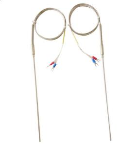 PTFE Wire High Temp K Type Thermocouple 8mm Diameter High thermal stability
