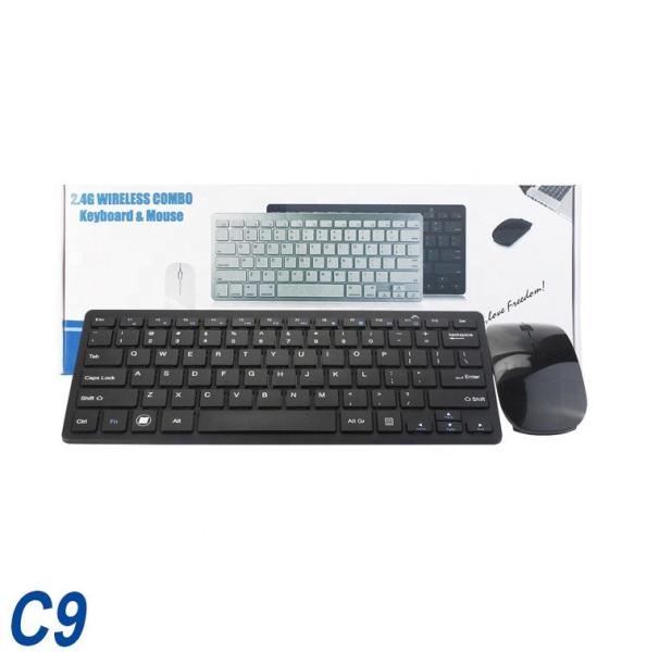 Cheap 2.4G Keyboard Mouse Combo With Scissors Structure Key And Silent Key Mouse for sale