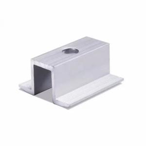 Secure And Easy Silver Solar Panel Brackets Accessories For Panel Mounting
