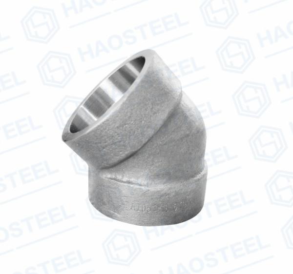Cheap DIN2605 Industrial Pipe Fittings Forged Socket Weld Elbow NPT Thread for sale