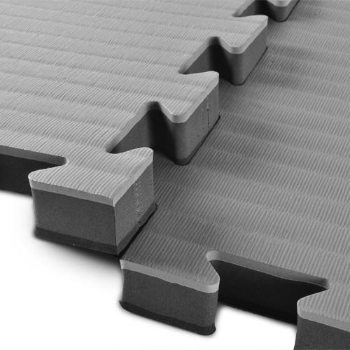 Cheap Tatami Design 1x1meter 40mm Judo Gym Foam Mat Black And Grey for sale
