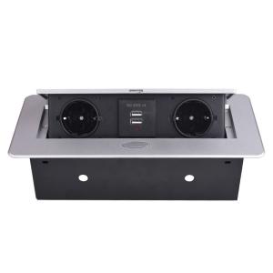 2.1 Amp Pop Up Power Socket Steel Innovative Compact Form Structure