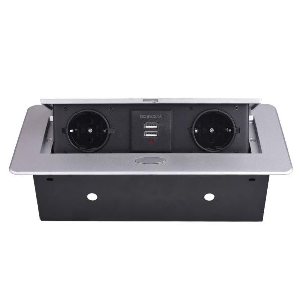 Cheap 2.1 Amp Pop Up Power Socket Steel Innovative Compact Form Structure for sale