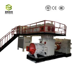 China Red Brick Making Machine Jky55 Double Stage Vacuum Extruder to Extruder Mud Strip for Automatic Brick Making Plant on sale