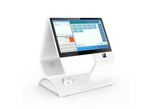Cheap Powerful PC Based POS Computer System Convenient Quick Response Grade A LCD Display for sale