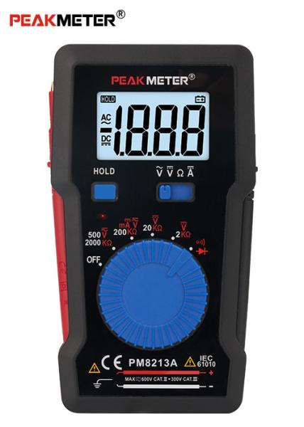 Cheap Multifunctional Digital Volt Ohm Meter , Manual Range Digital Multi Meter for sale