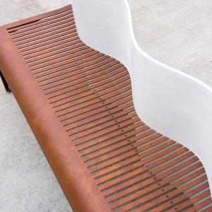 Best Customizable Stylish Outdoor Metal Furniture Metal Garden Bench wholesale
