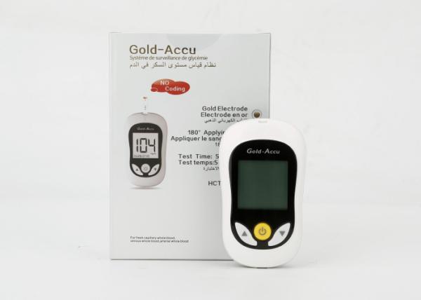 Cheap Gold Accu OEM Home Glucose Meter Particular Track Optimization System Lancing Device Accurate for sale