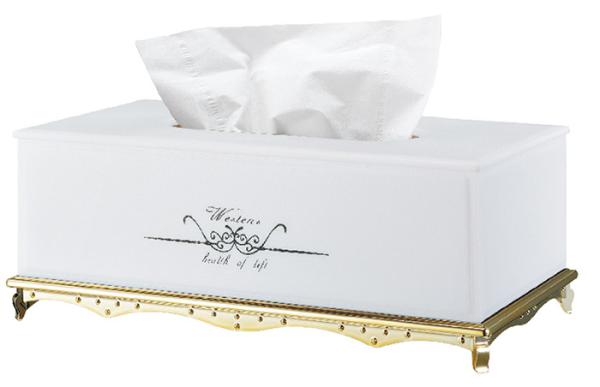 Cheap Table Plastic Classical Decorative Rectangular Tissue Box for sale