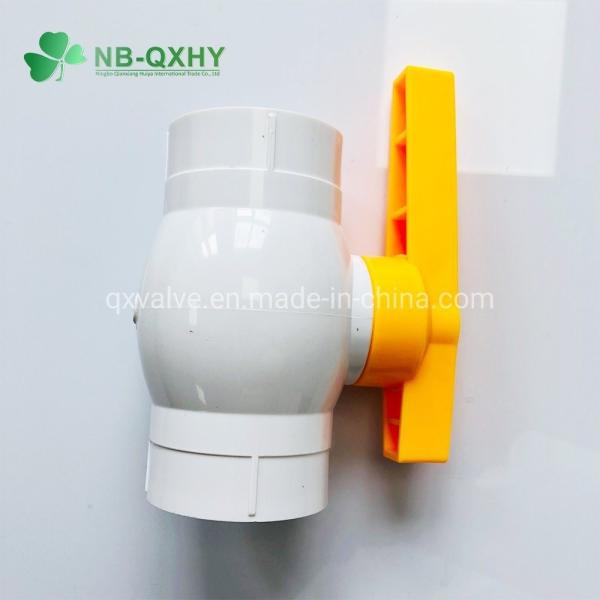Cheap 100% Material with High Thickness UPVC Long Handle Type PVC Ball Valve for sale