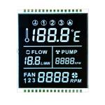 Monochrome Screen Customized VA LCD Display 6 O'clock