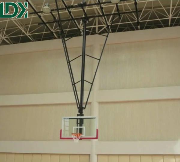 Cheap 72"x42" Backboard Size Customized Professional Ceiling Mounted Basketball Hoop System for sale