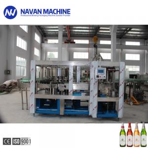 Best 330ml Glass Bottle Crown Caps Beer Filling Machine With Valves wholesale