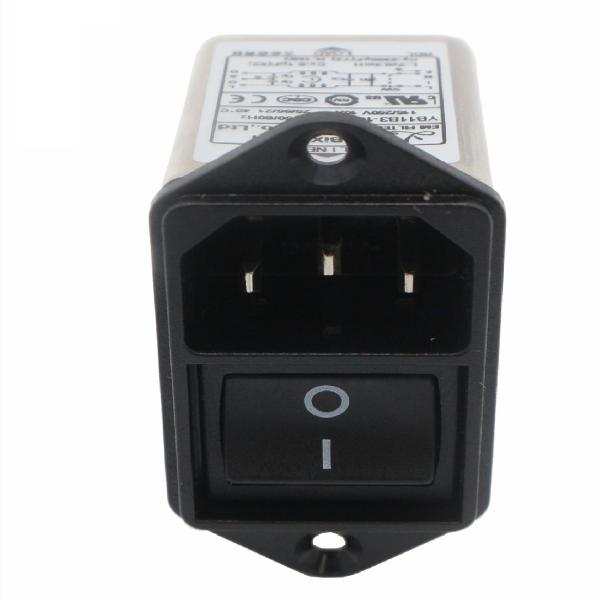 Cheap YB-B Series Electrical Noise Plug in EMI Noise Filter With Socket And Switch for sale