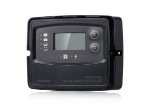 China Digital Smart 12 Volt 10A PWM Solar Charge Controller IP67 Waterproof on sale
