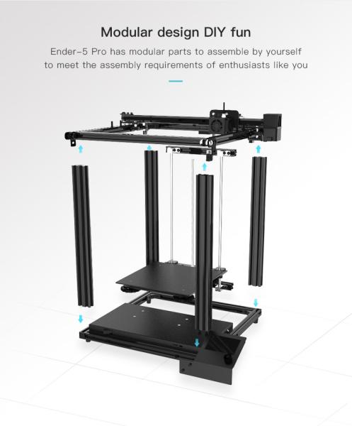 Cheap Ender 5 Pro 3d Printer with High Precision and Low Price Suitable for Large Laminates can Print High-Quality Model Desig for sale